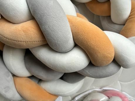 Ozdobný vankúš/zábrana na posteľ 2ks (200cm), šírka (cm): 30,dĺžka (cm): 200