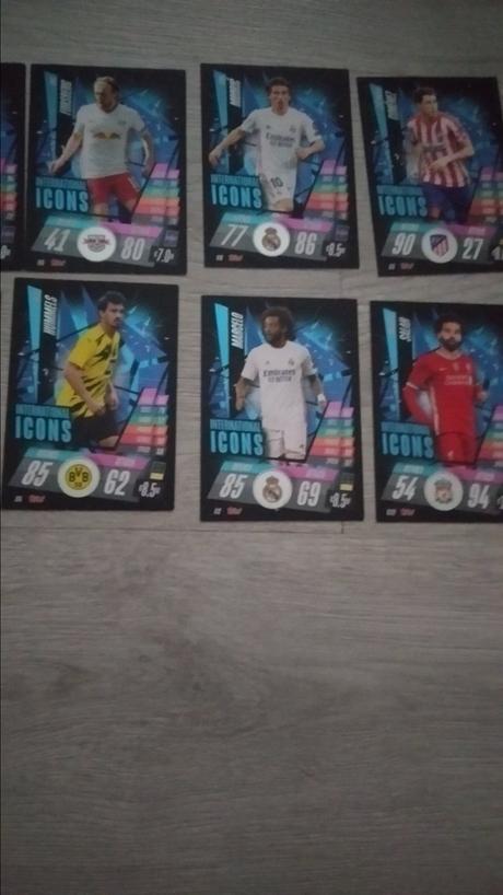 Futbalové kartičky match attax, 