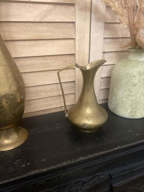 Mosadzná váza 15 cm, 