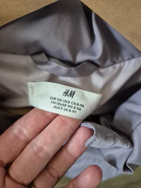 Vesta hm vatovana hrubsia, h&m,140