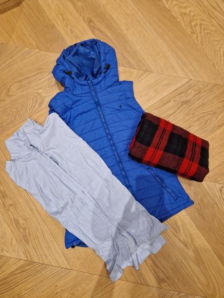 Vesta, košela + šál, l