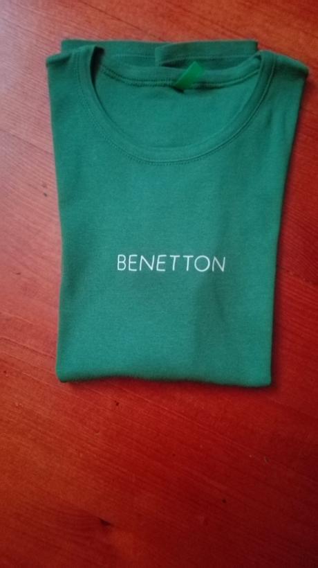 Zelené dámske/detské tričko benetton, benetton,xs