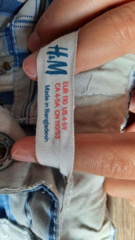 Letné chlapčenské kraťasy, h&m,110