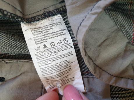 Kockované elegantné nohavice, 34