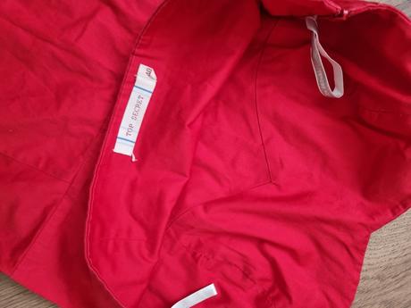 Červené elastické šaty s čipkou veľ. m, m