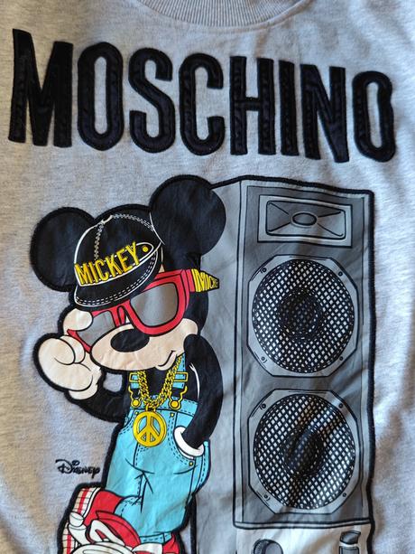 Moschino mickey perfektná štýlová mikina, moschino,s