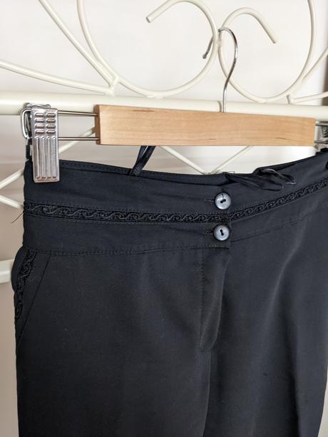 Elegantné cigaretové nohavice, l