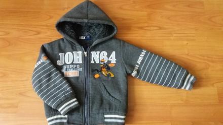 Zateplená mikina na 2 roky cca, lusa,86