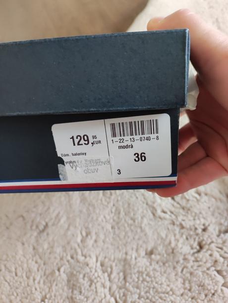 Dámske balerínky, tommy hilfiger,36