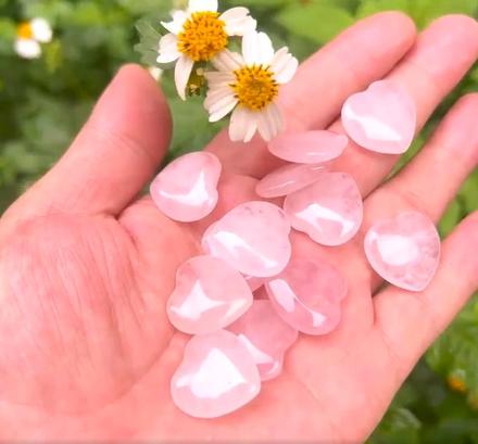 Srdce ruženín 2 cm/10ks,