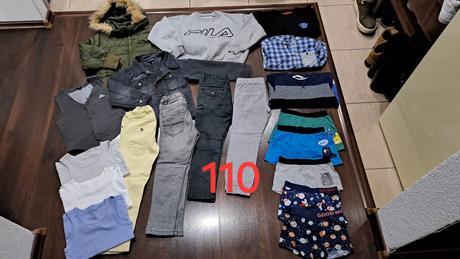 Balík značkového oblečenia veľkosť 110, 104–116