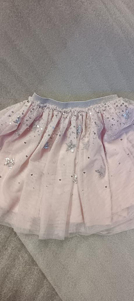 Ružová trblietavá suknička, 128