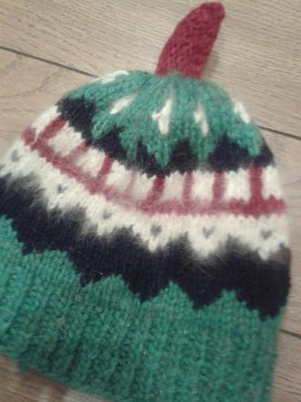 Pletená čiapka - ručná práca, 110