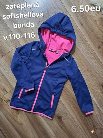 Zateplená softshellová bunda, 110