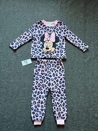 Zeteplený set mikina a gate minnie, disney,98