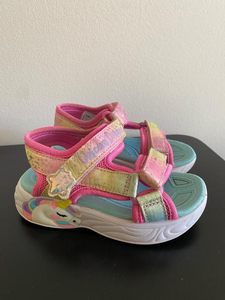 Blikajúce sandálky, skechers,24