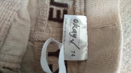 Predám detské nohavice, 74
