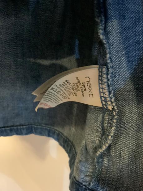 Next krásne denimové šaty 8 rokov, next,128