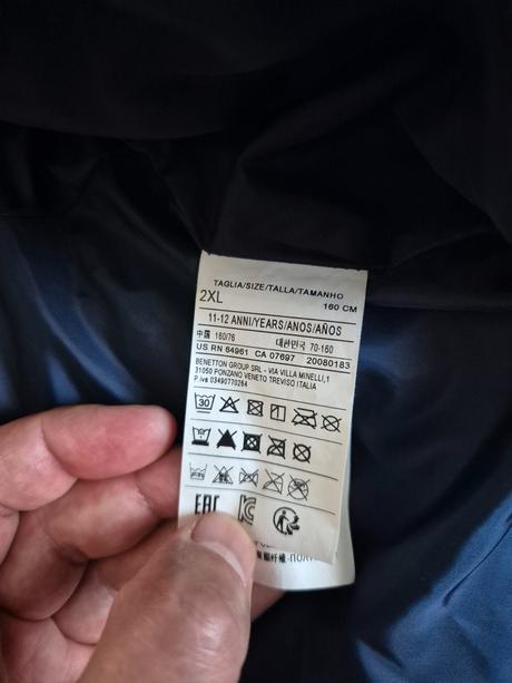 Zimná bunda benetton, benetton,158