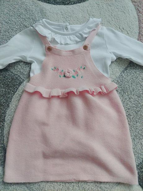 Súprava šaty +body, f&f,86