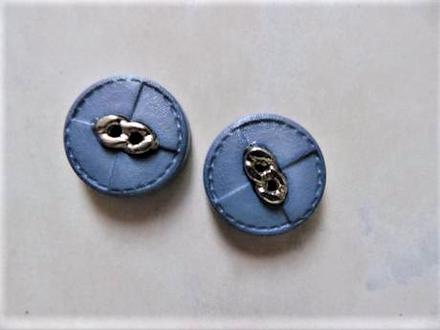 Bledomodré gombíky / 8 ks, 