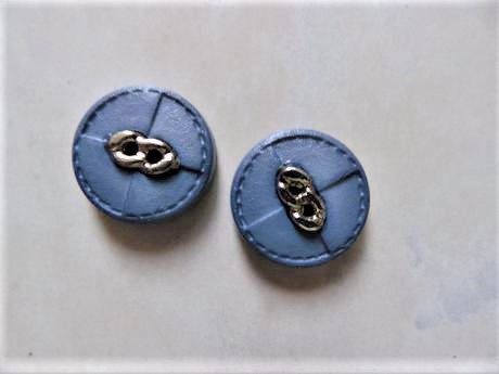 Bledomodré gombíky / 8 ks, 