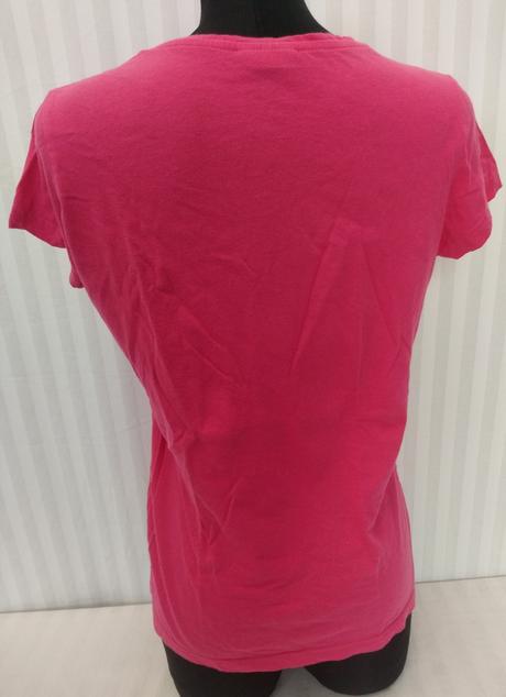 Dámsky sýto ružový top s motívom, okay, l, okay,l