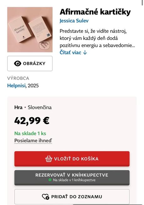 Afirmačné kartičky,
