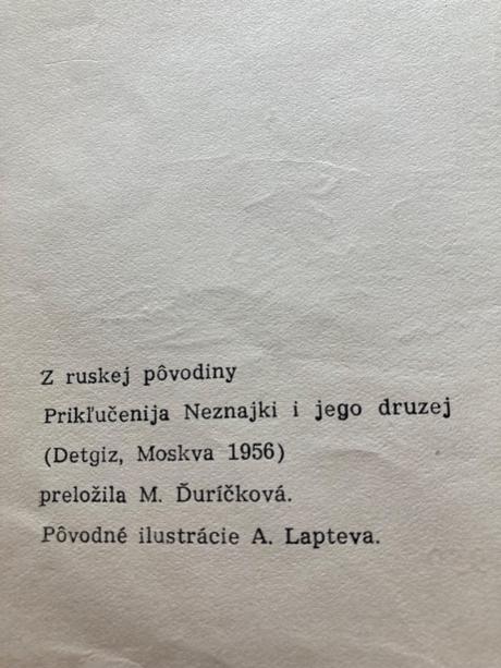 Nevedkove dobrodružstvá nikolaj nosov (1959), 