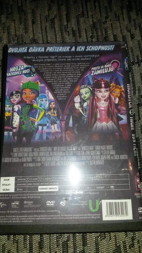Monster high dvd,