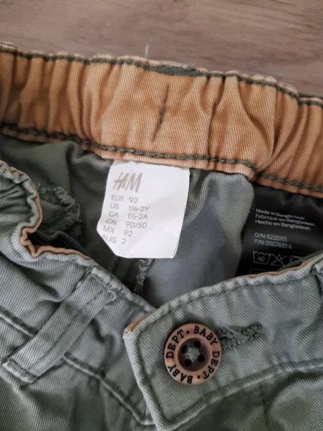Nohavice, rifle a sveter hm, h&m,92