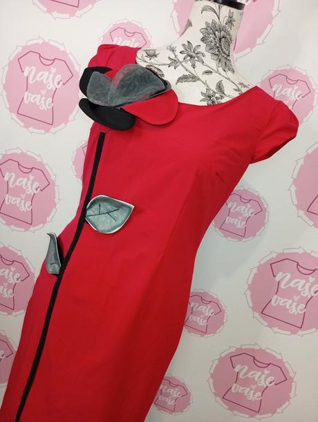 Šaty m/l s 3d kvetmi, m