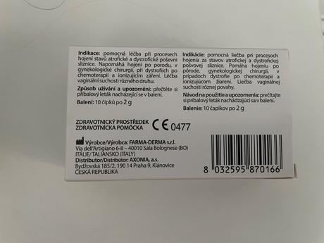 Vaginálne čipky cicatridina,