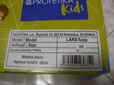 Dievčenské poltopánky protetika barefoot, protetika,35