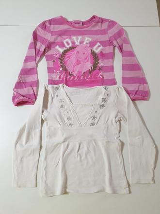 2 dlhorukávové tričká v. 140, 140