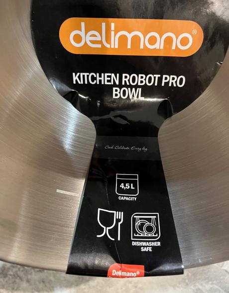 Delimano pro nová nerezová misa na kuchynský robot,