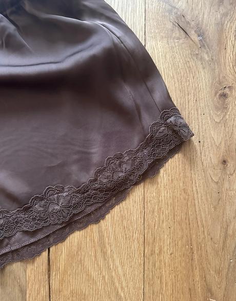 Zara luxusné saténové viral šortky m-l, zara,l / m