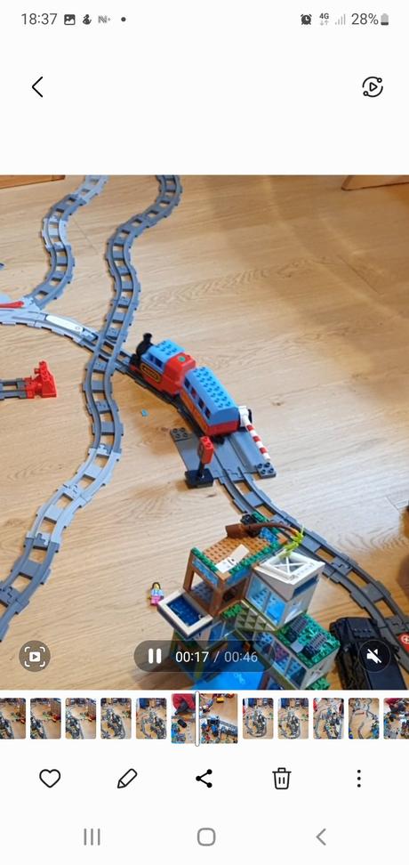 Duplo 10507 moja prvá vlaková súprava,