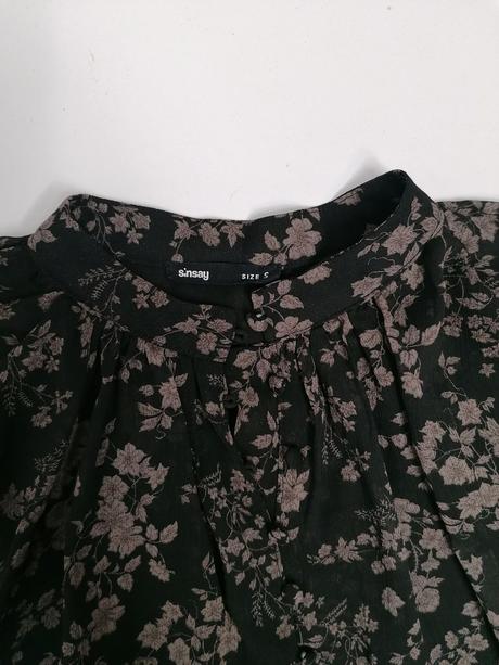 Blúzka na gombíky cropped, sinsay,s