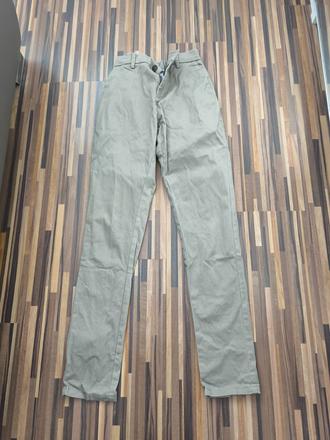 Hnedé chino nohavice next 164, next,164
