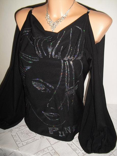 Luxusny sexy top, l
