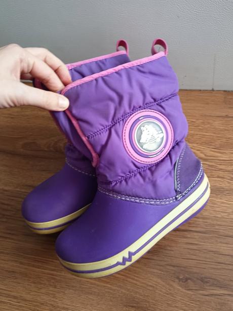 Dievčenské snehule crocs c12, crocs,29