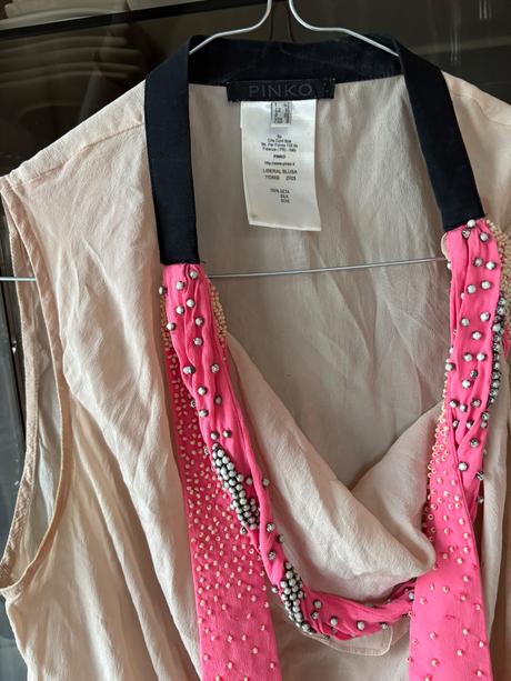 Bezova hodvabna bluzka pinko, pinko,m