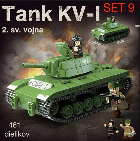 Figúrky vojaci + tanky + doplnky,