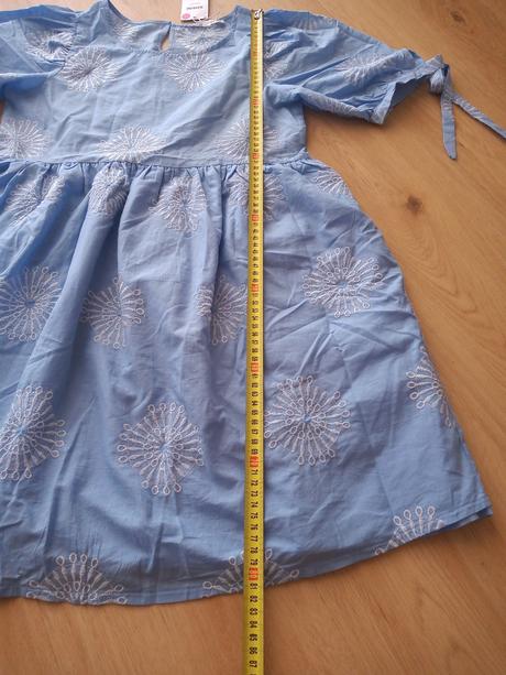 Belasé vyšívané babydoll šaty, sinsay,xs