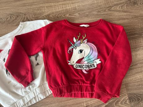 Set vianočných mikín 146/152, h&m,146
