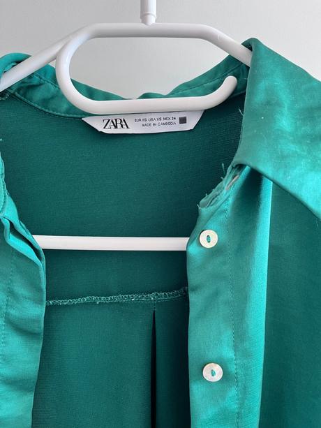 Saténová košeľa zara, zara,s