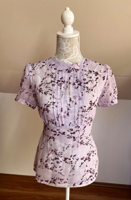 Fialová blúzka, papaya,38