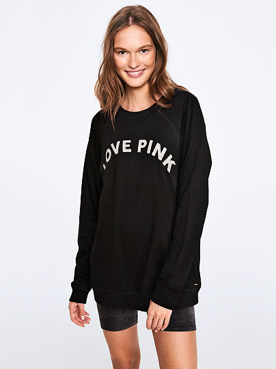 Pulóver pink victoria's secret usa, victoria's secret,m