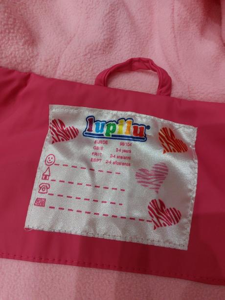 Prechodná bunda nepremokavá, lupilu,104